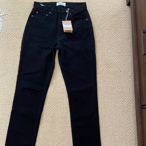 Reformation black jeans